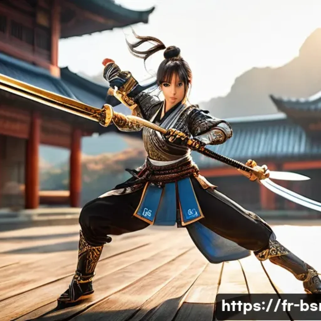 블레이드소울 레볼루션 전투 스타일별 추천 클래스 - **Dynamic Blade Dancer in Action:**
    A female Blade Dancer from Blade & Soul Revolution, mid-air,...