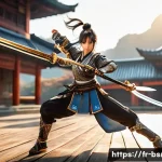 블레이드소울 레볼루션 전투 스타일별 추천 클래스 - **Dynamic Blade Dancer in Action:**
    A female Blade Dancer from Blade & Soul Revolution, mid-air,...