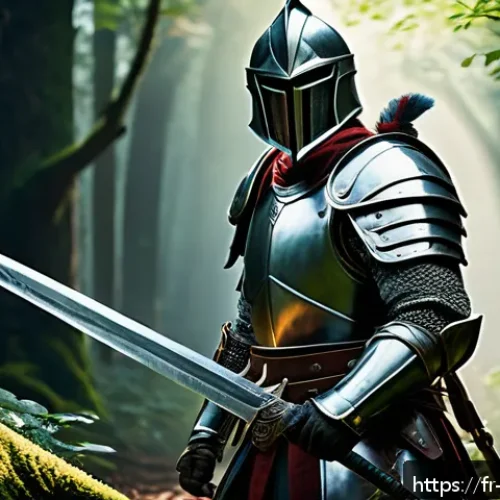 블레이드소울 레볼루션 신규 유저 가이드 - A dynamic fantasy battle scene featuring a heavily armored Warrior class character wielding a large ...