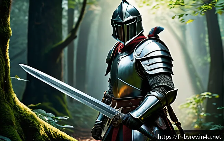 블레이드소울 레볼루션 신규 유저 가이드 - A dynamic fantasy battle scene featuring a heavily armored Warrior class character wielding a large ...